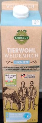 Tierwohl Weidemilch 1,5%