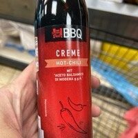 ALDI BBQ Hot Chili Creme 250ml front packaging