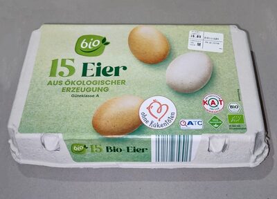 15 Bio-Eier