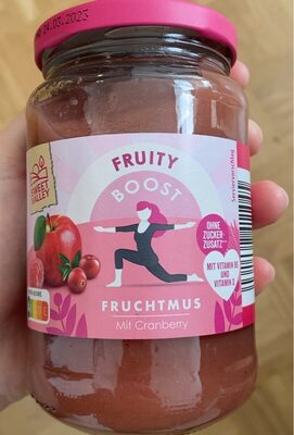 Fruity Boost Fruchtmus mit Cranberry