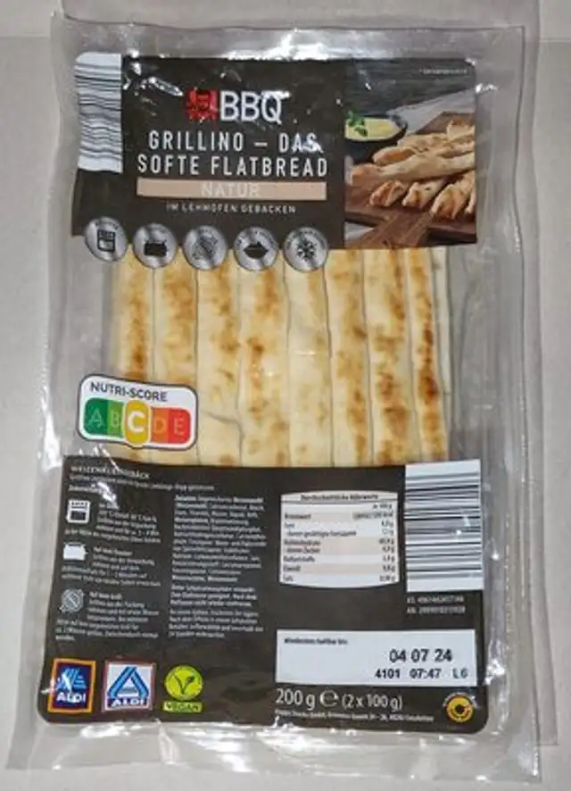 Grillino Flatbread - Natur front packaging