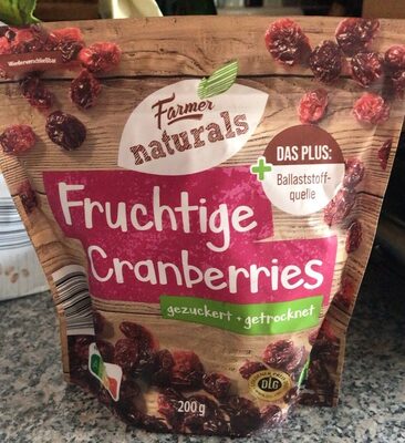 Fruchtige Cranberries, gezuckert