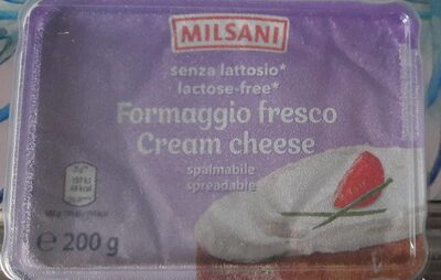 Formaggio senza lattosio spalmabile