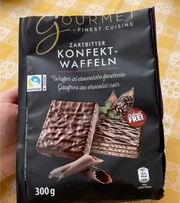 Konfekt waffeln front packaging