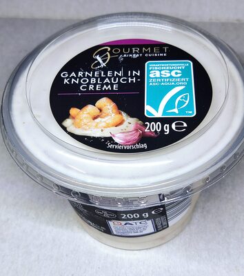 Garnelen in Knoblauchcreme