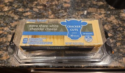 Extra sharp white cheddar cheese