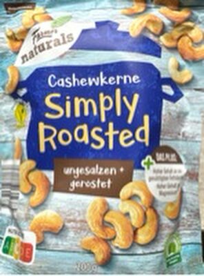 Simply Roasted -  Cashewkerne front packaging