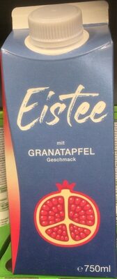 Eistee mit Granatapfel-Geschmack