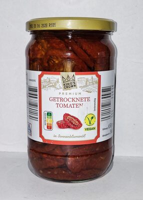 Getrocknete Tomaten in Sonnenblumenöl