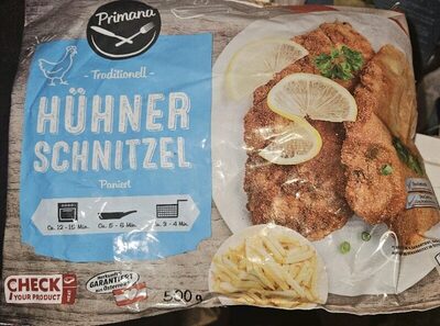Hühnerschnitzel front packaging