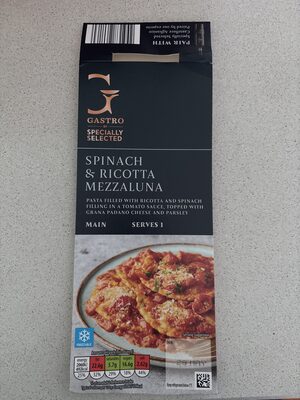 Spinach & Ricotta Mezzaluna