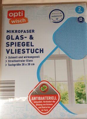 Glas und Spiegeltuch