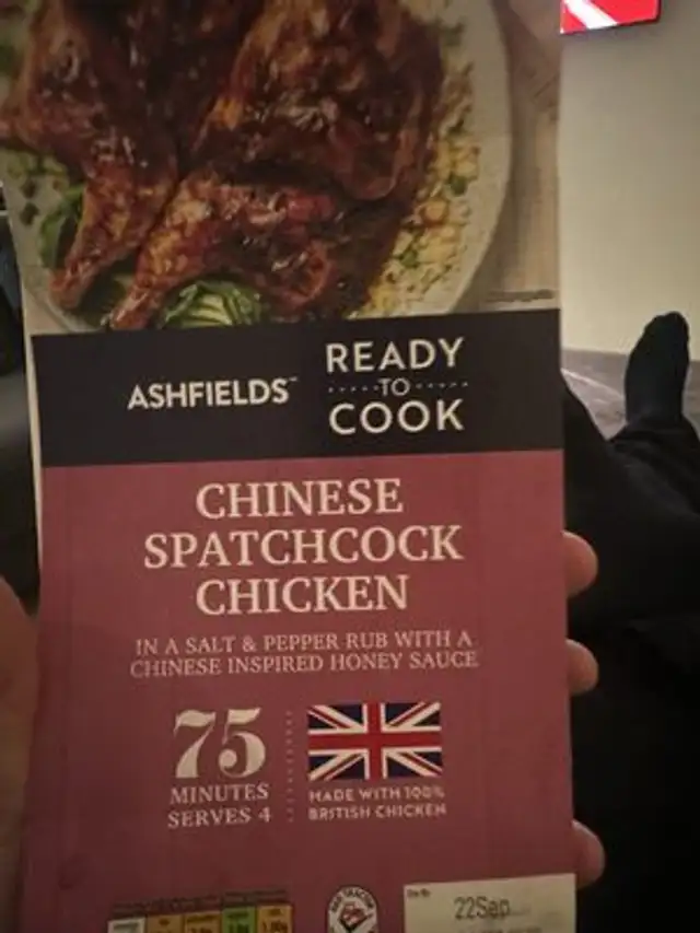 Chinese Spatchcock Shicken front packaging
