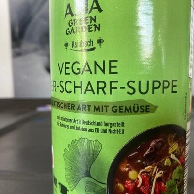 Vegane Sauer-Scharf-Suppe front packaging