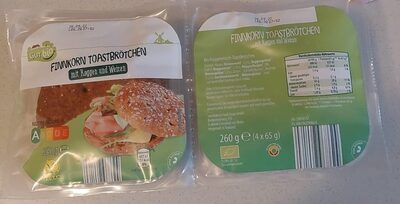 Finnkorn Toastbrötchen front packaging