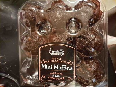 Triple Chocolate Mini Muffins