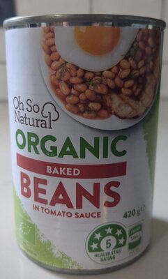 organic baked beans in tomato sauce