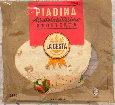 piadina arrotolatissima sfogliata la cesta