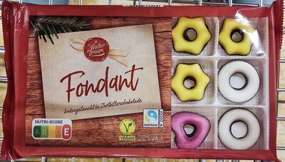Fondant mit Zartbitterschokolade front packaging