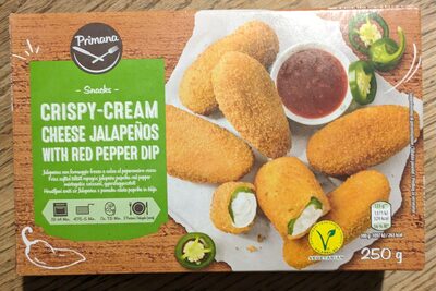 Jalapeños con formaggio fresco e salsa al peperoncino rosso