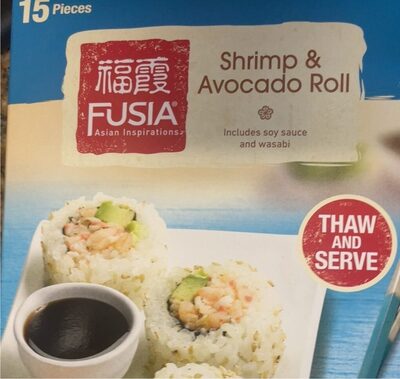 Shrimp & Avocado Roll front packaging