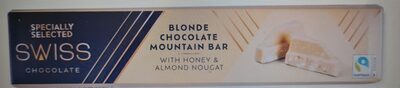 Swiss Blonde Chocolate Mountain Bar