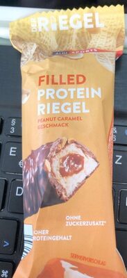 Filled Proteinriegel - Peanut-Caramel