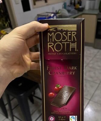 Dark cranberry chocolate