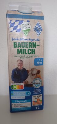 Frische fettarme bayerische Bauernmilch