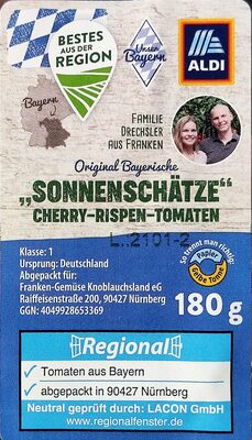 Sonnenschätze - Cherry-Rispen-Tomaten