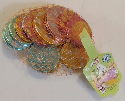 Belgian Milk Chocolate Easter Coins