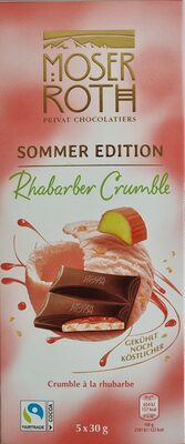 Rhabarber Crumble
