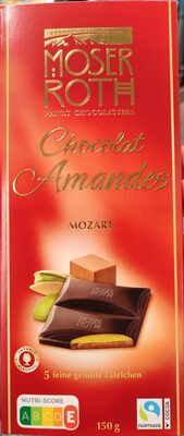 Chocolat amandes Mozart