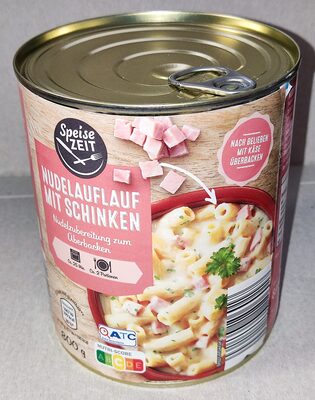 Nudelauflauf mit Schinken