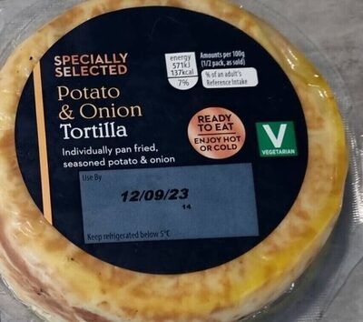 potato and onion tortilla