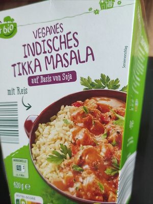 Tikka Masala (vegan) front packaging