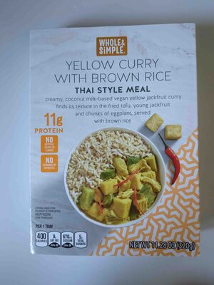 Yellow Curry with Brown Rice