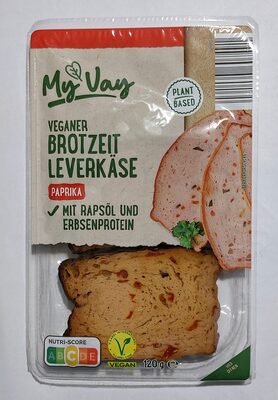 Veganer Brotzeit-Leverkäse - Paprika