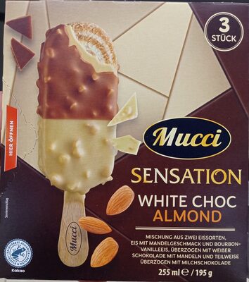 Sensation White choc almond
