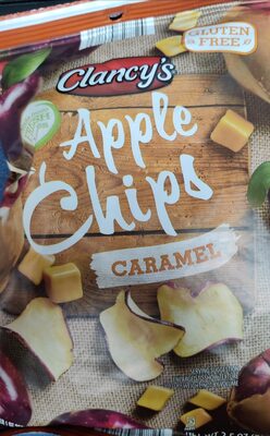Apple caramel chips front packaging
