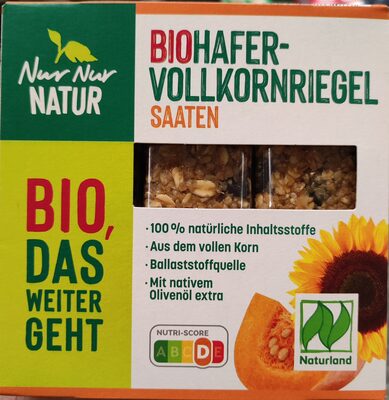 Bio-Hafervollkornriegel - Saaten