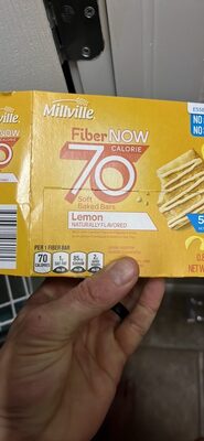 Fiber NOW Soft Baked Bars Lemon Naturally Flavored
