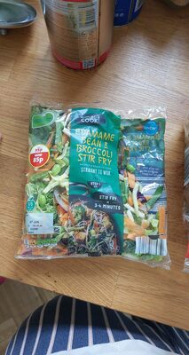 Edamame Bean And Broccoli Stir Fry