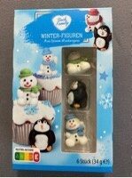 Winterfiguren Zuckerdekor-Figuren