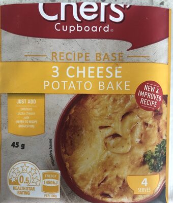 3 Cheese Potato Bake Recipe Base 45g