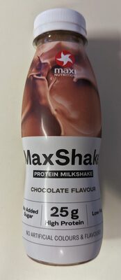 MaxShake Chocolate Flavour front packaging