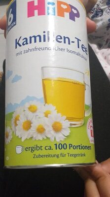 Kamillen-Tee front packaging