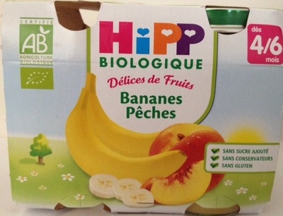 Délices de Fruits Bananes Pêches