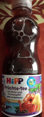 Früchte-Tee mit Birne und Granatapfel front packaging