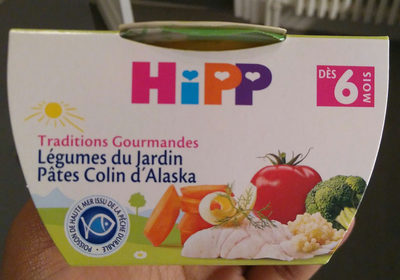 Légumes du Jardin Pâtes Colin d Alaska front packaging